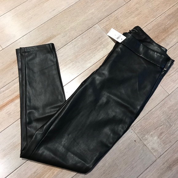 Leather legging/pants Ann Taylor - Picture 4 of 4